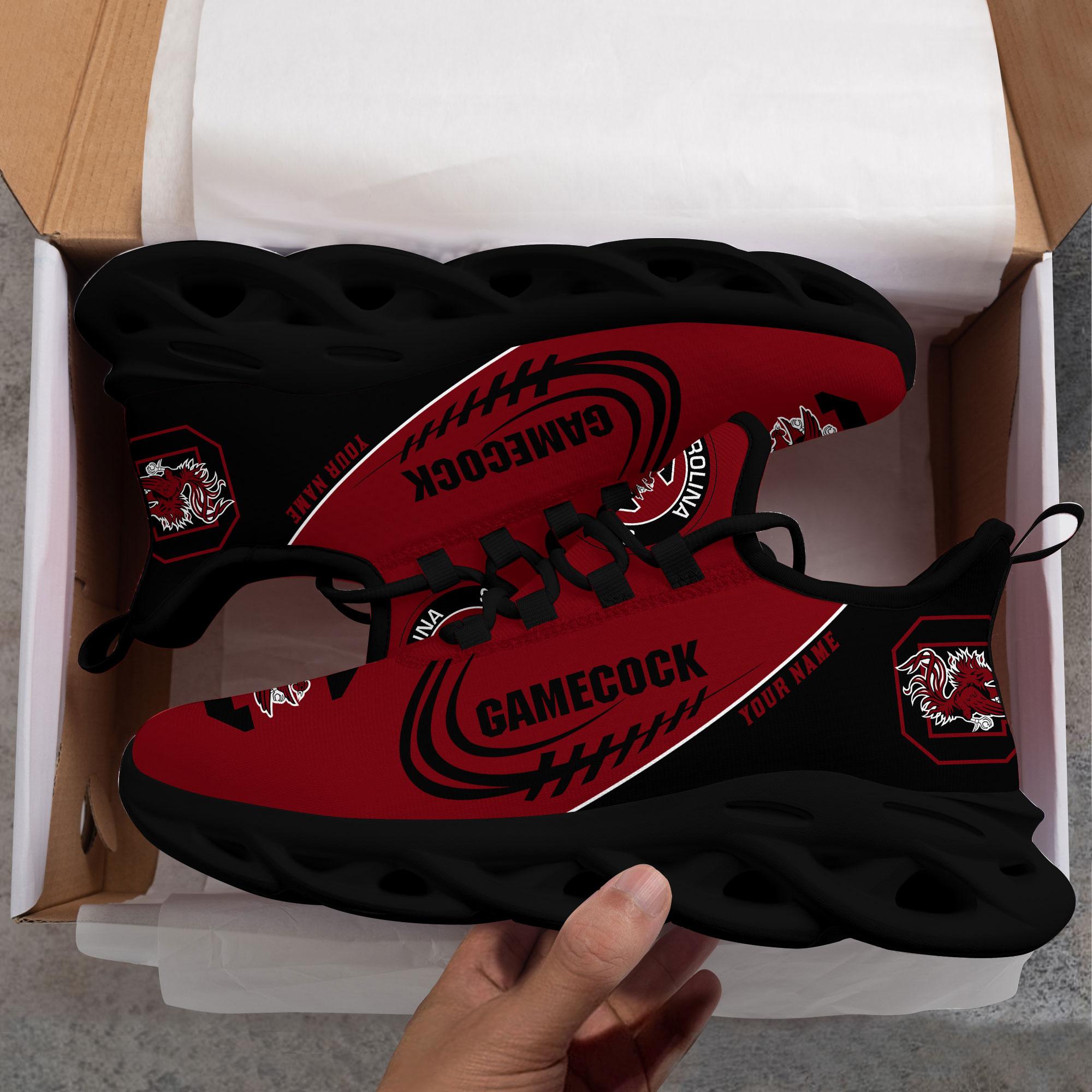 Ideafootwear South Carolina Gamecocks Max Soul Shoes Sneakers For Men And Women