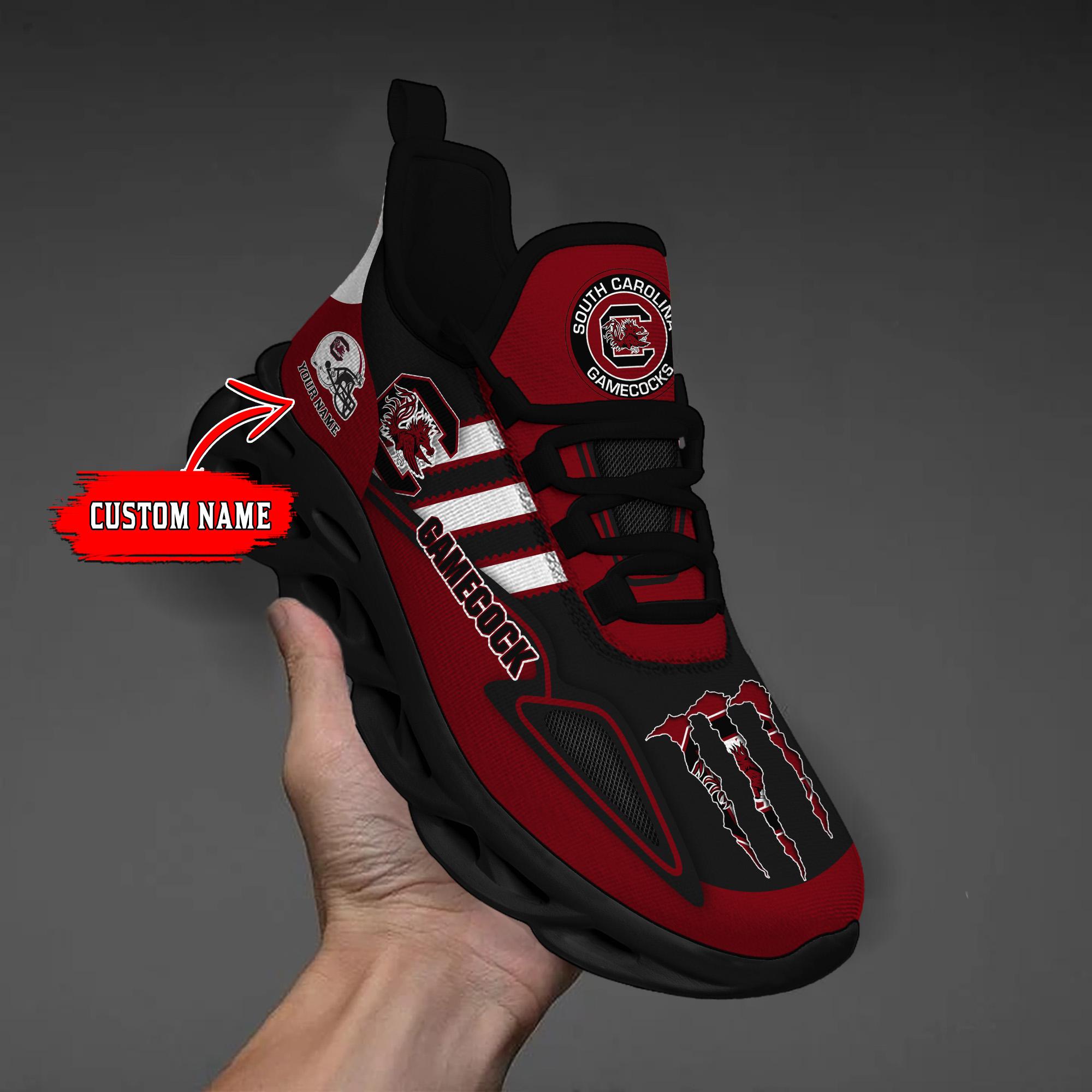 Ideafootwear South Carolina Gamecocks Max Soul Shoes Sneakers For Men And Women