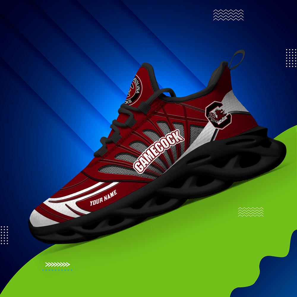 Ideafootwear South Carolina Gamecocks Max Soul Shoes Sneakers For Men And Women