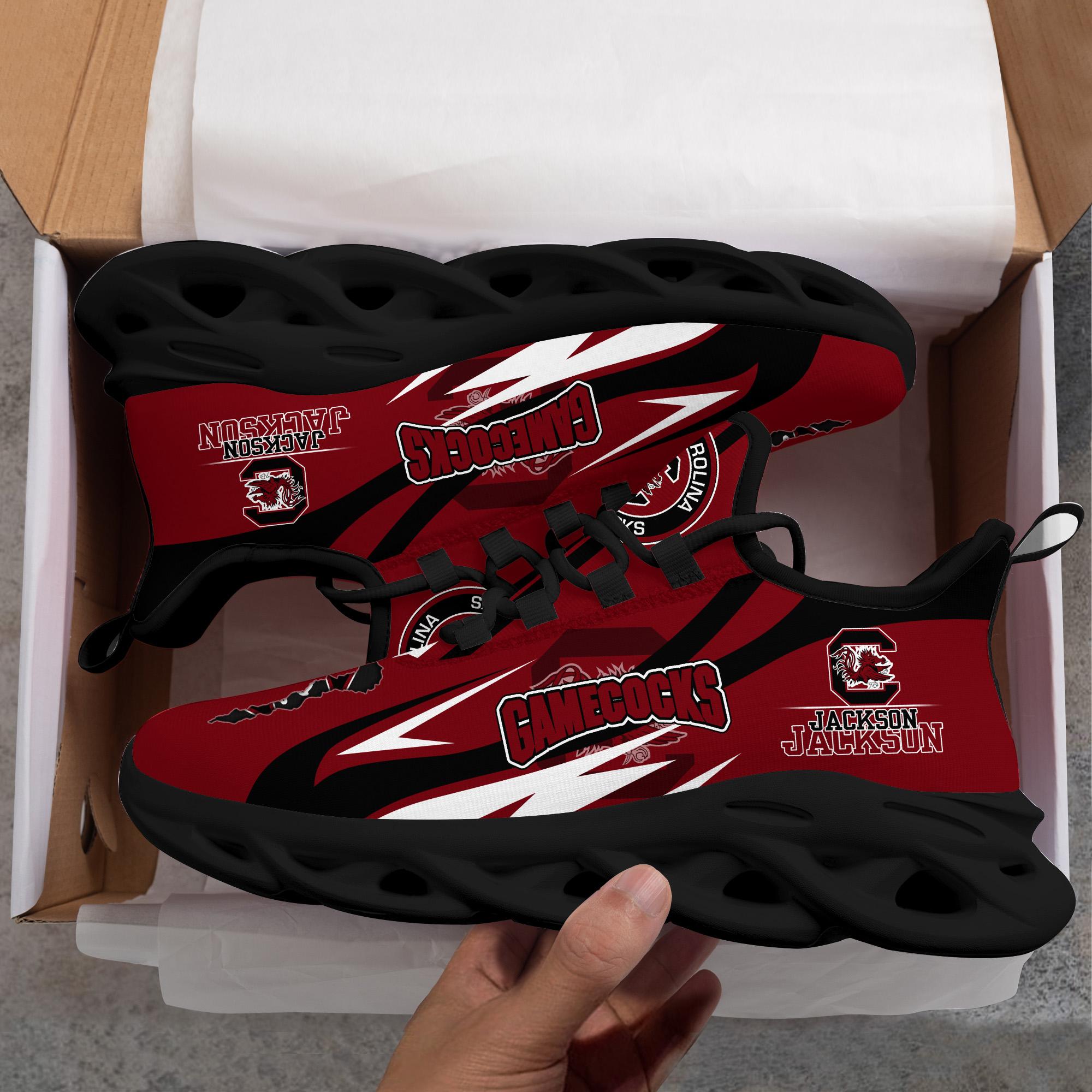Ideafootwear South Carolina Gamecocks Max Soul Shoes Sneakers For Men And Women
