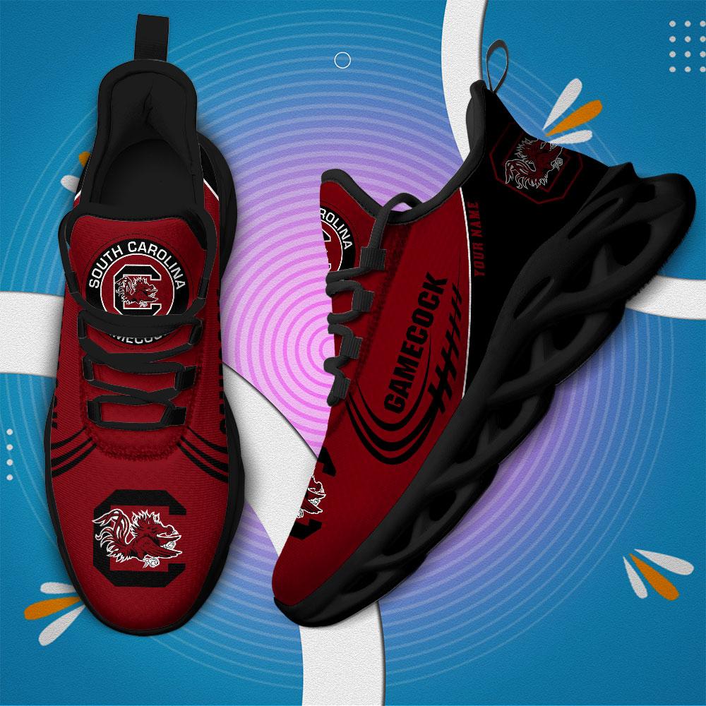 Ideafootwear South Carolina Gamecocks Max Soul Shoes Sneakers For Men And Women