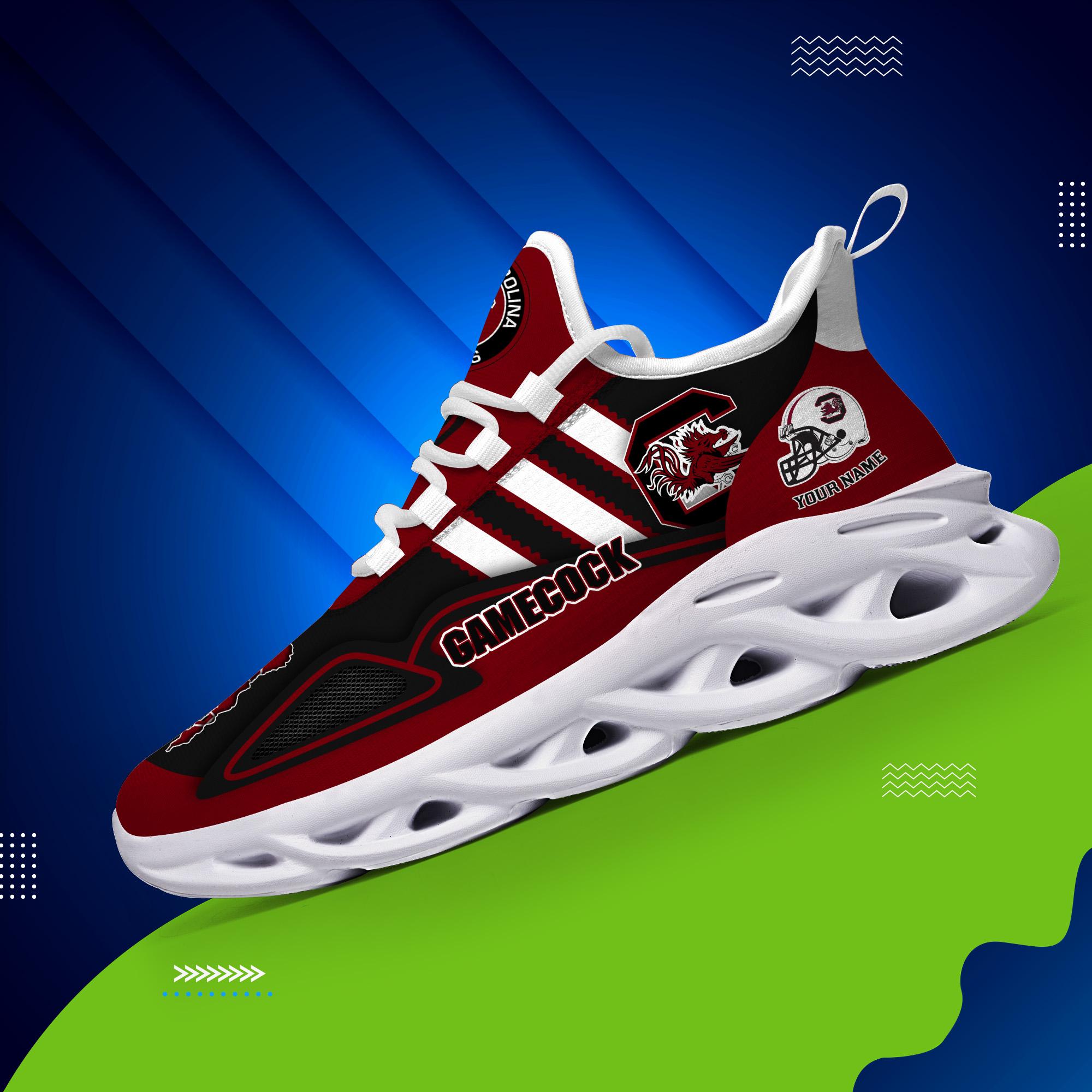Ideafootwear South Carolina Gamecocks Max Soul Shoes Sneakers For Men And Women