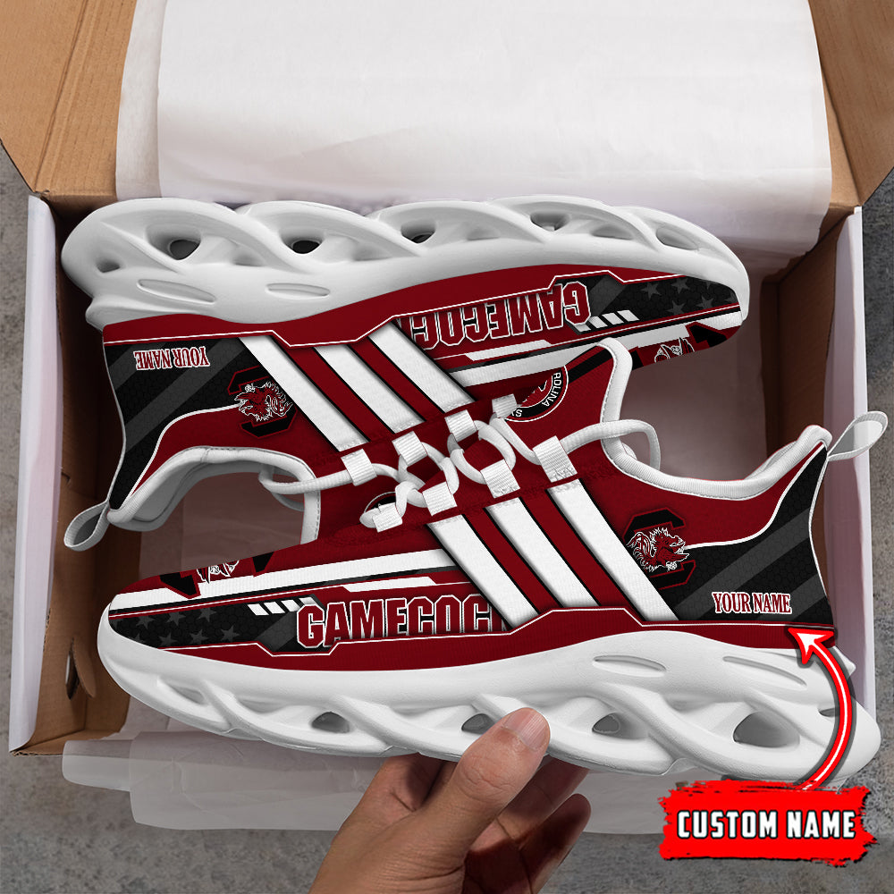 Ideafootwear South Carolina Gamecocks Max Soul Shoes Sneakers For Men And Women