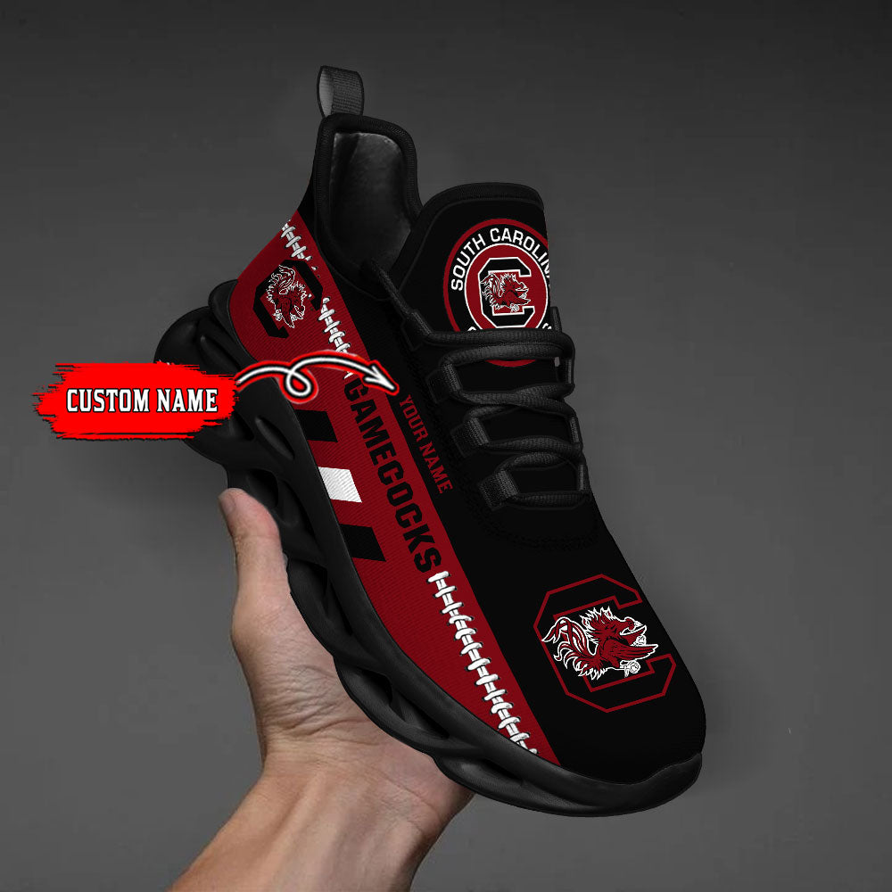 Ideafootwear South Carolina Gamecocks Max Soul Shoes Sneakers For Men And Women