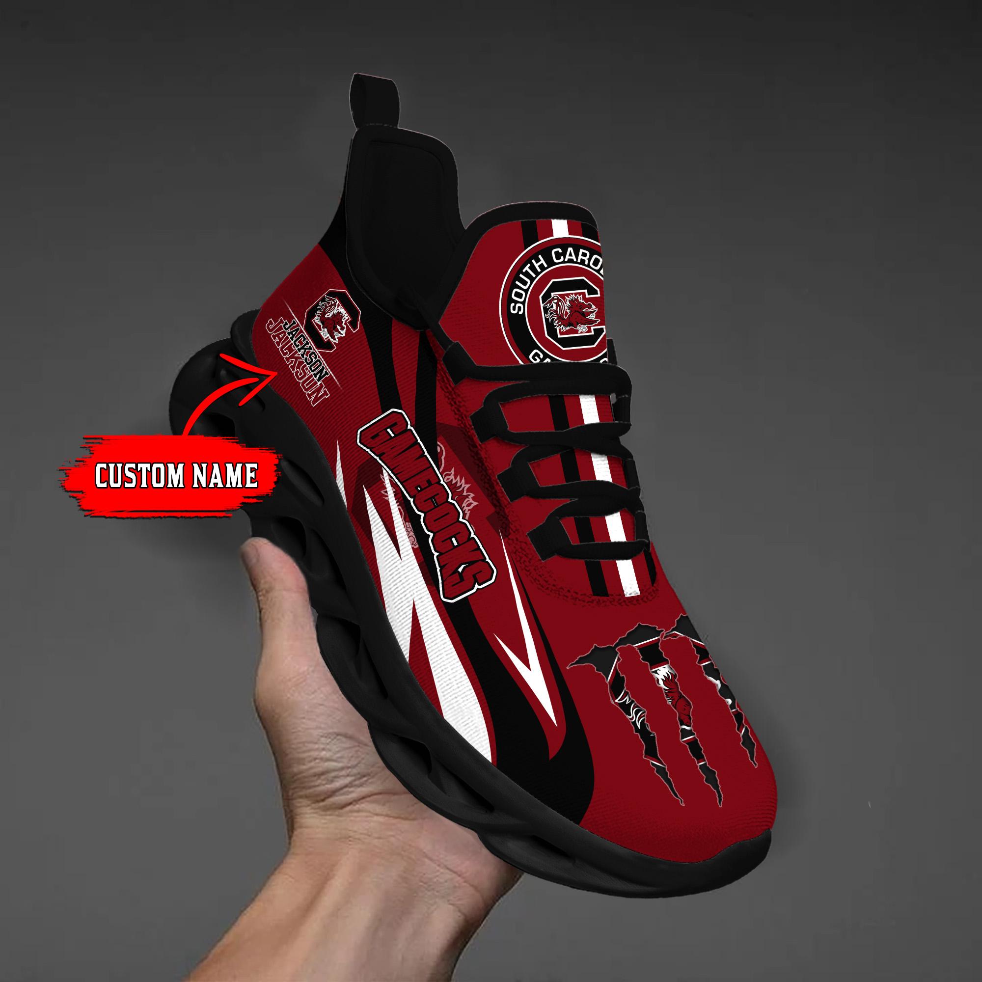 Ideafootwear South Carolina Gamecocks Max Soul Shoes Sneakers For Men And Women