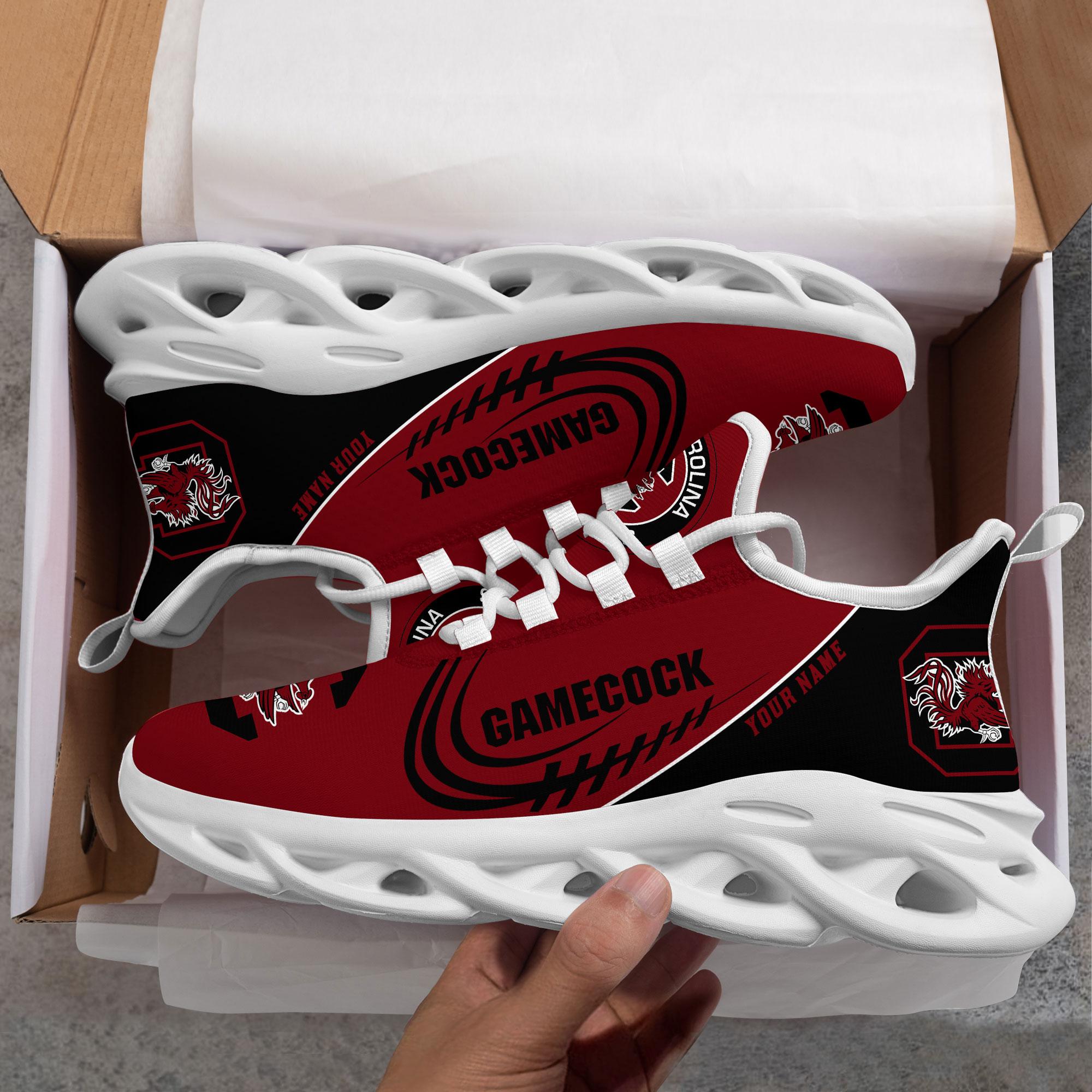Ideafootwear South Carolina Gamecocks Max Soul Shoes Sneakers For Men And Women