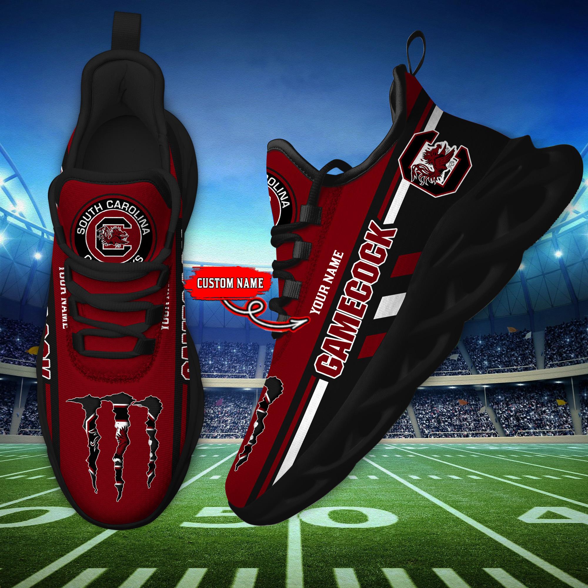 Ideafootwear South Carolina Gamecocks Max Soul Shoes Sneakers For Men And Women