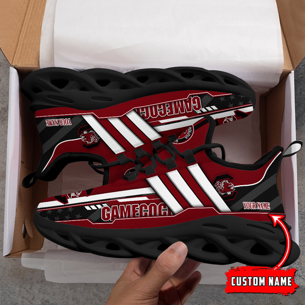 Ideafootwear South Carolina Gamecocks Max Soul Shoes Sneakers For Men And Women
