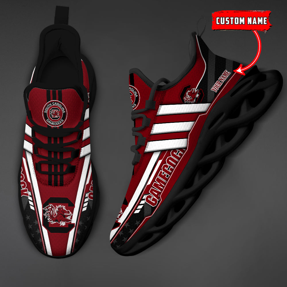 Ideafootwear South Carolina Gamecocks Max Soul Shoes Sneakers For Men And Women