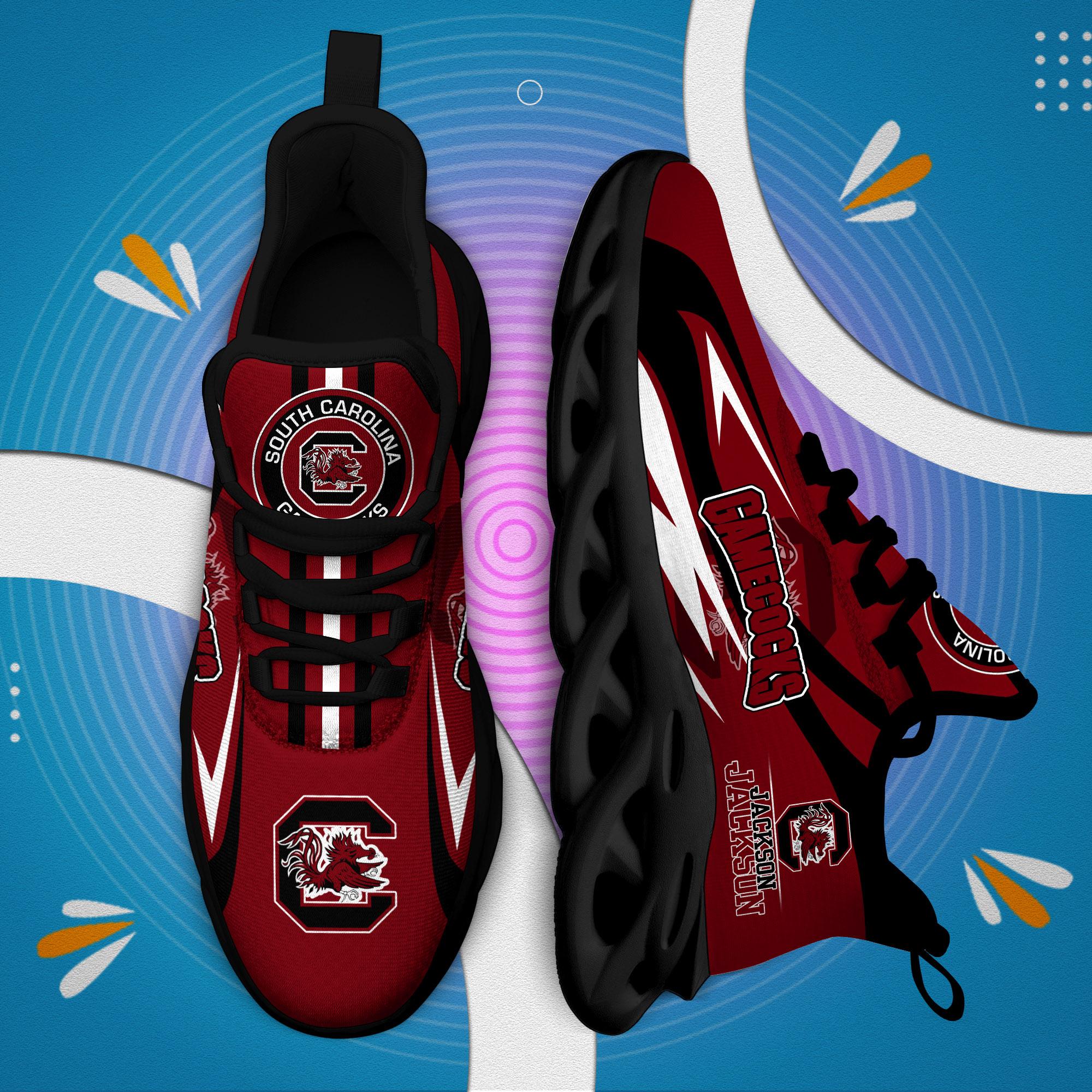 Ideafootwear South Carolina Gamecocks Max Soul Shoes Sneakers For Men And Women