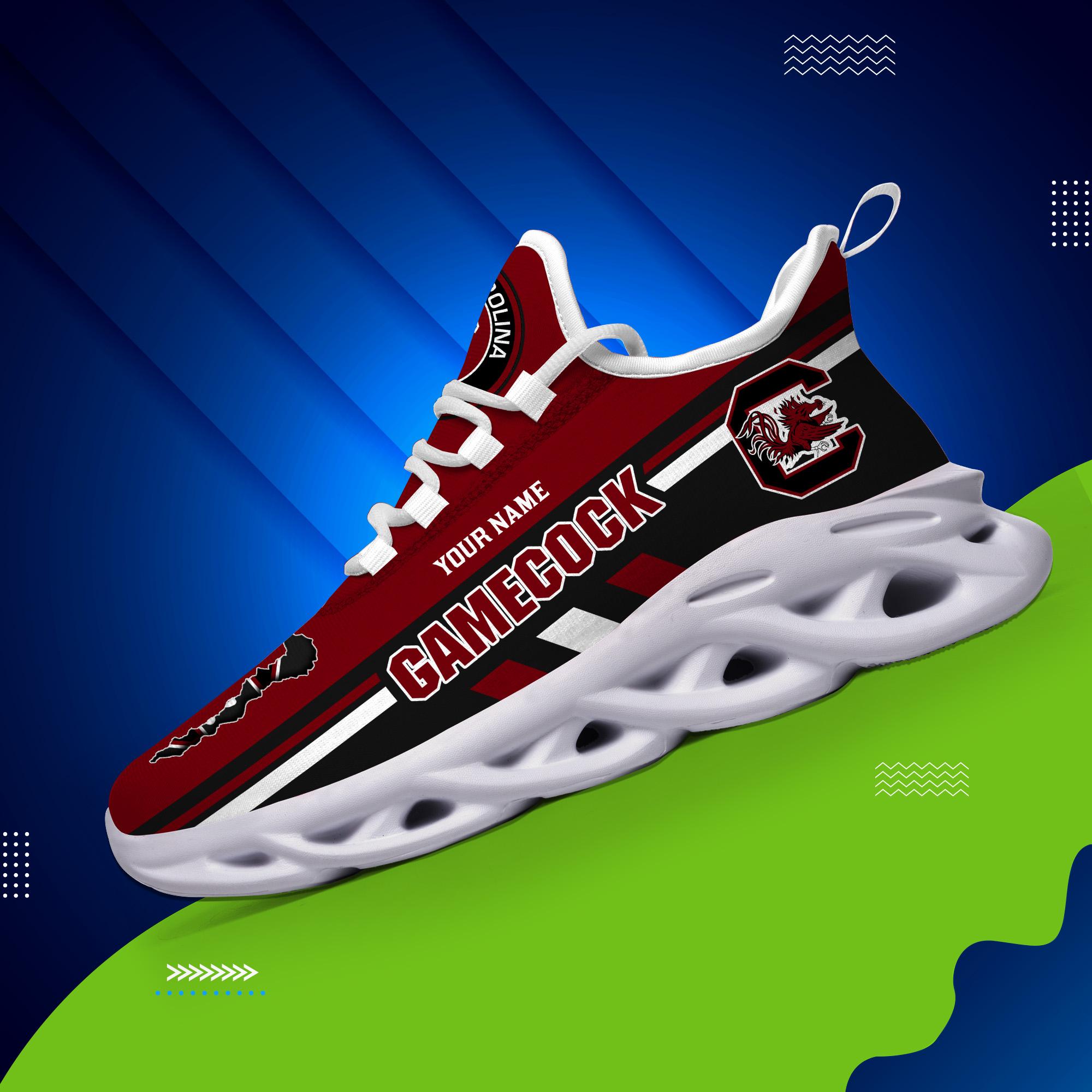 Ideafootwear South Carolina Gamecocks Max Soul Shoes Sneakers For Men And Women