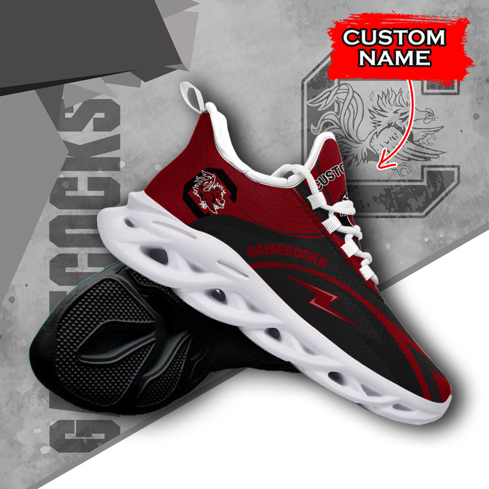 Ideafootwear South Carolina Gamecocks NCAA Max Soul Shoes Sneakers For Men And Women
