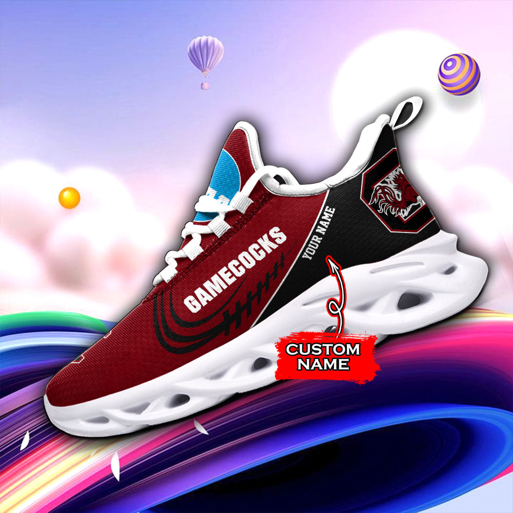 Ideafootwear South Carolina Gamecocks NCAA Max Soul Shoes Sneakers For Men And Women
