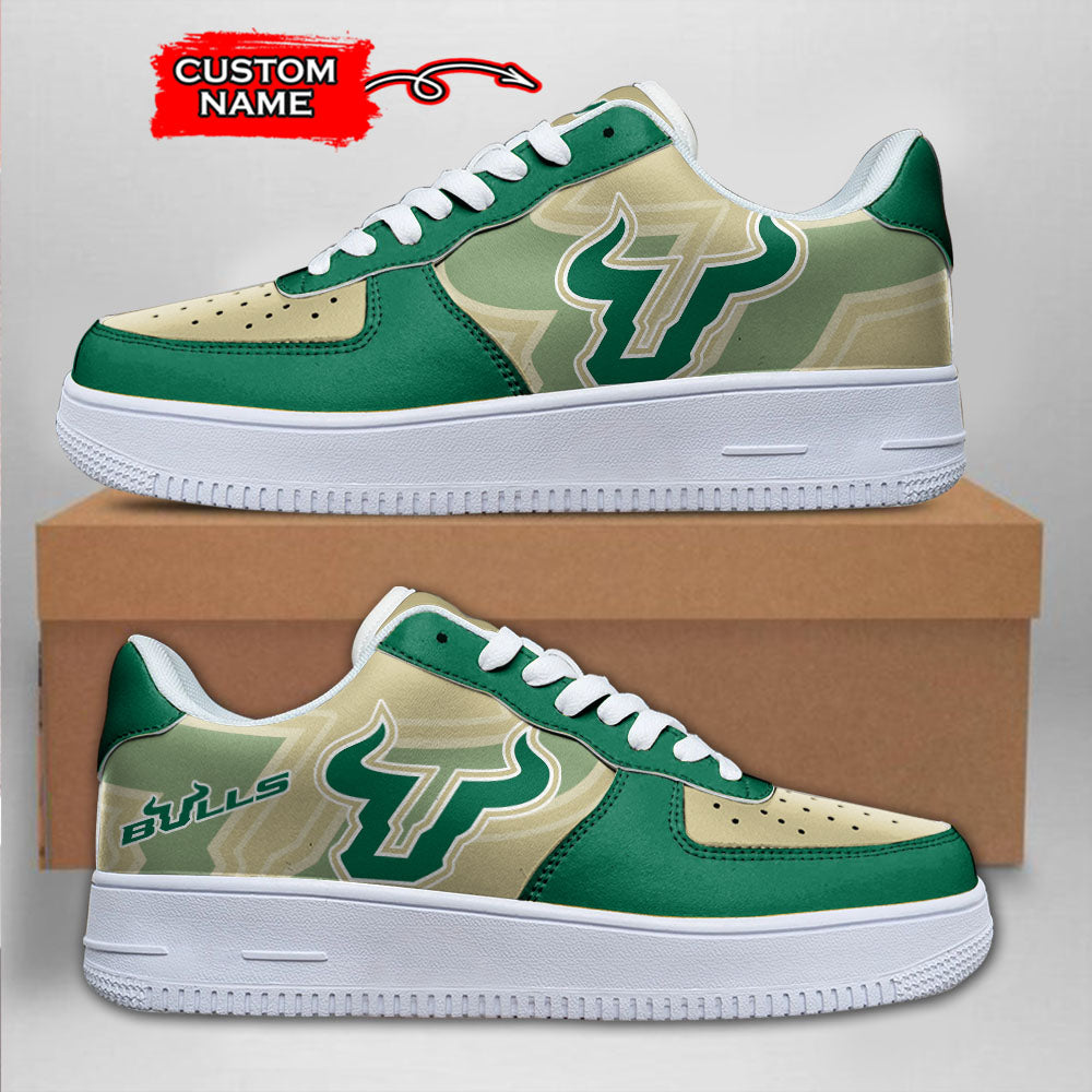 Ideafootwear South Florida Bulls NCAA Air Low-Top Sneakers Shoes For Men And Women