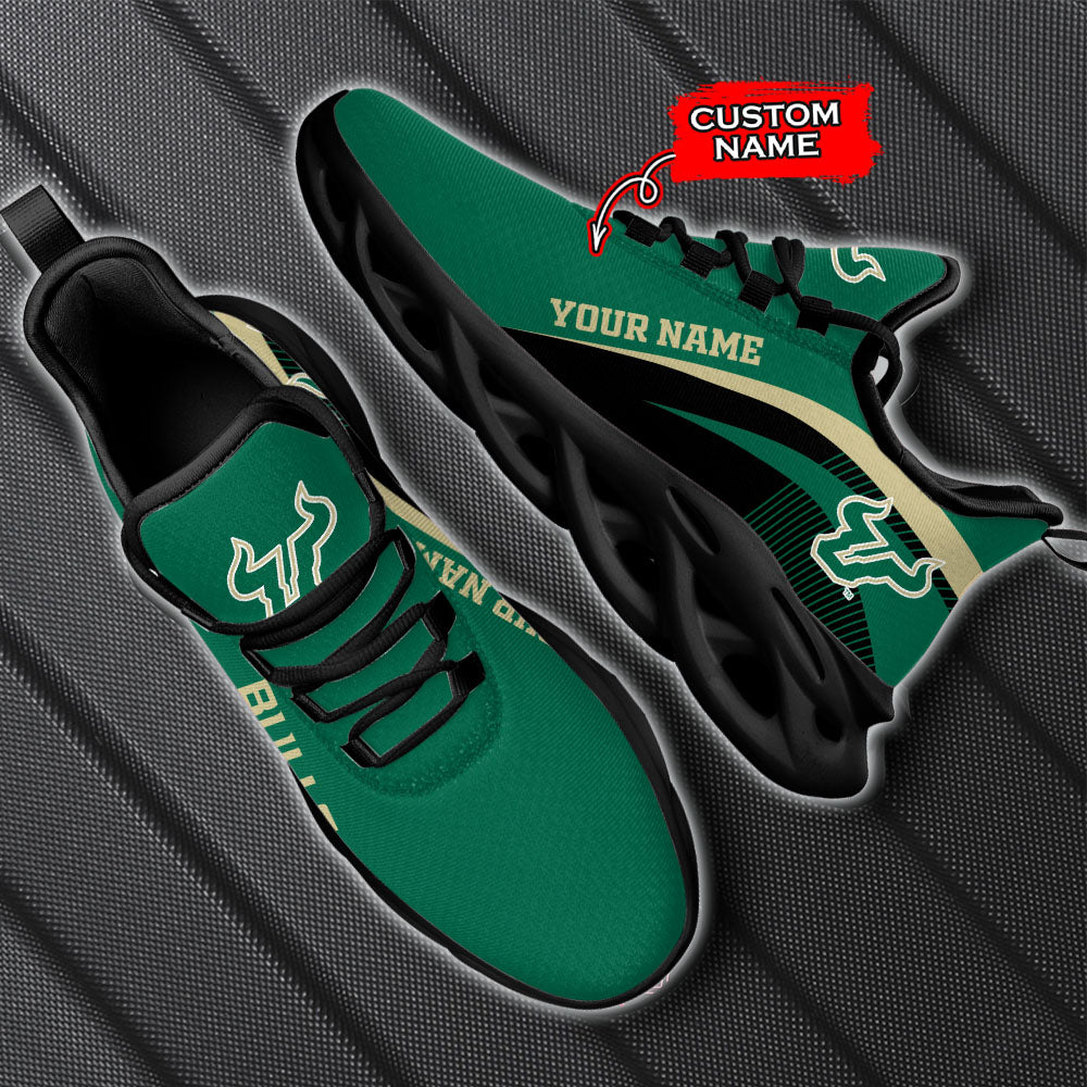 Ideafootwear South Florida Bulls NCAA Max Soul Shoes Sneakers For Men And Women