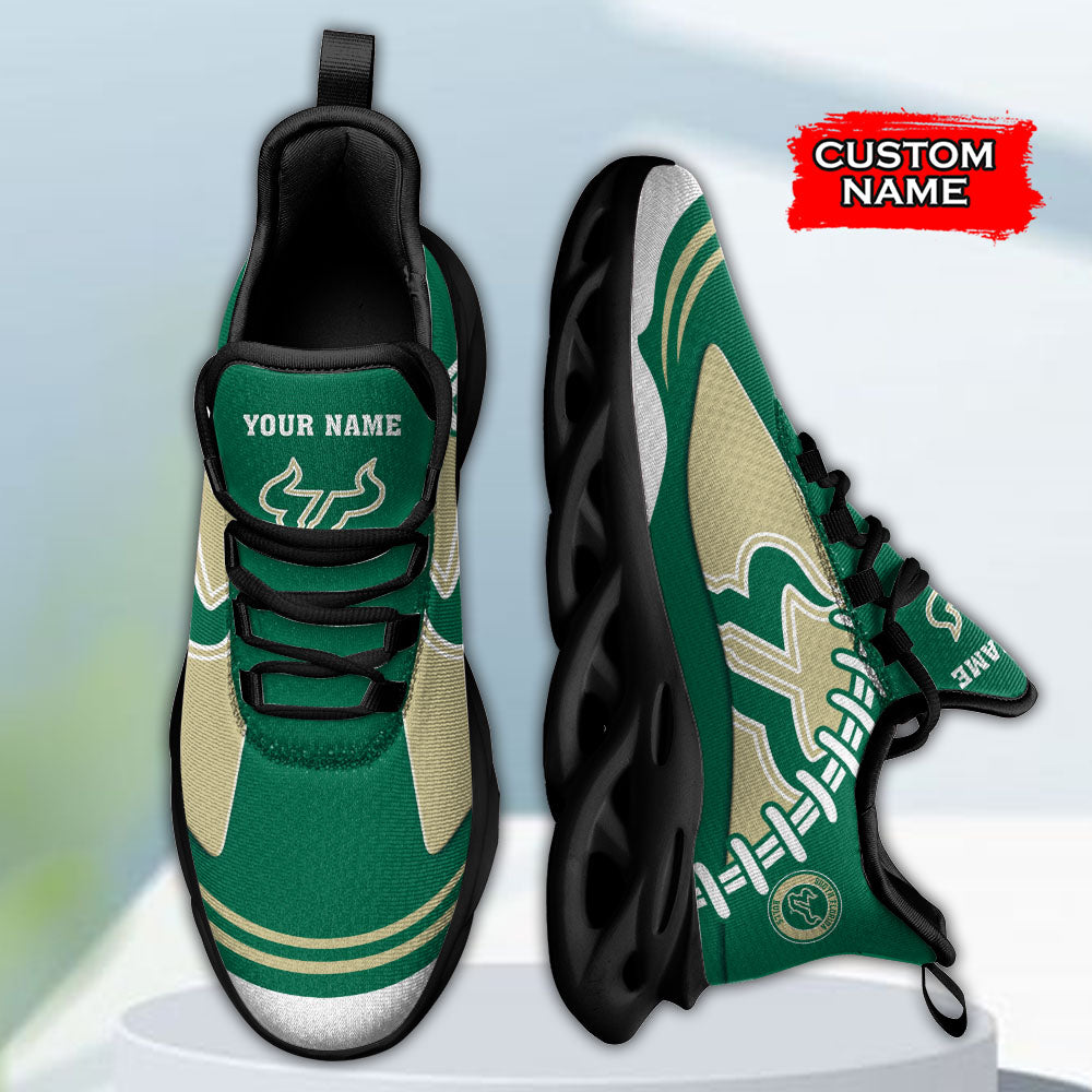 Ideafootwear South Florida Bulls NCAA Max Soul Shoes Sneakers For Men And Women