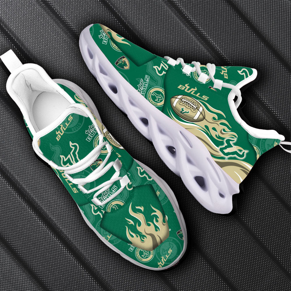 Ideafootwear South Florida Bulls NCAA Max Soul Shoes Sneakers For Men And Women