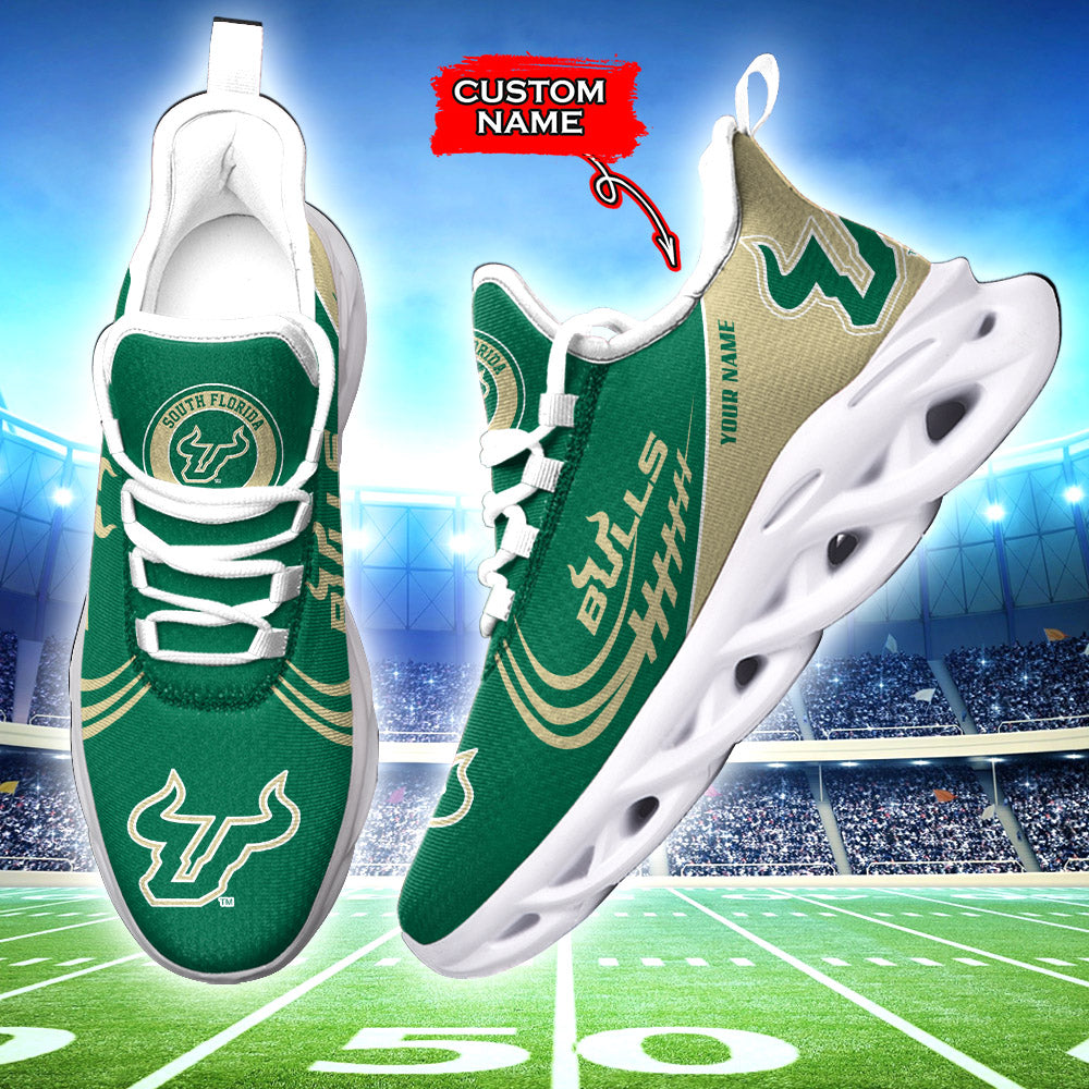 Ideafootwear South Florida Bulls NCAA Max Soul Shoes Sneakers For Men And Women