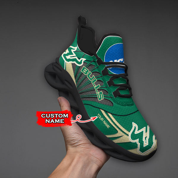 Ideafootwear South Florida Bulls NCAA Max Soul Shoes Sneakers For Men And Women