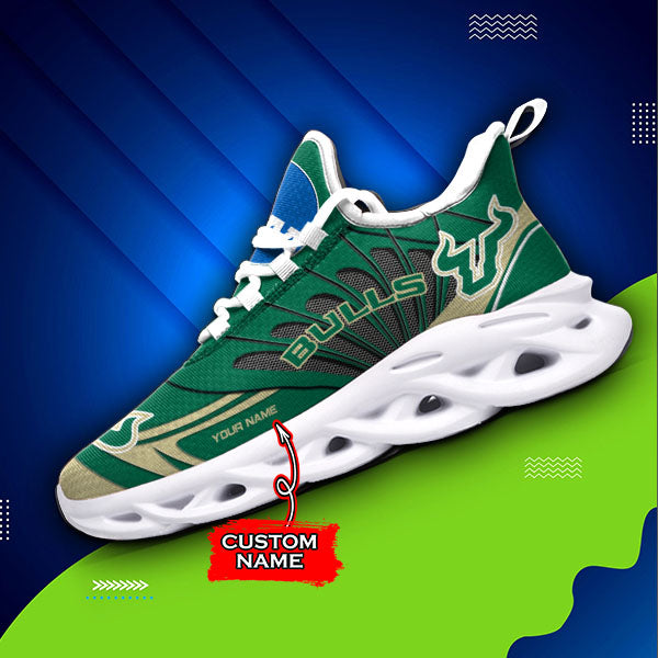 Ideafootwear South Florida Bulls NCAA Max Soul Shoes Sneakers For Men And Women