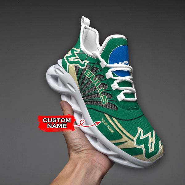 Ideafootwear South Florida Bulls NCAA Max Soul Shoes Sneakers For Men And Women