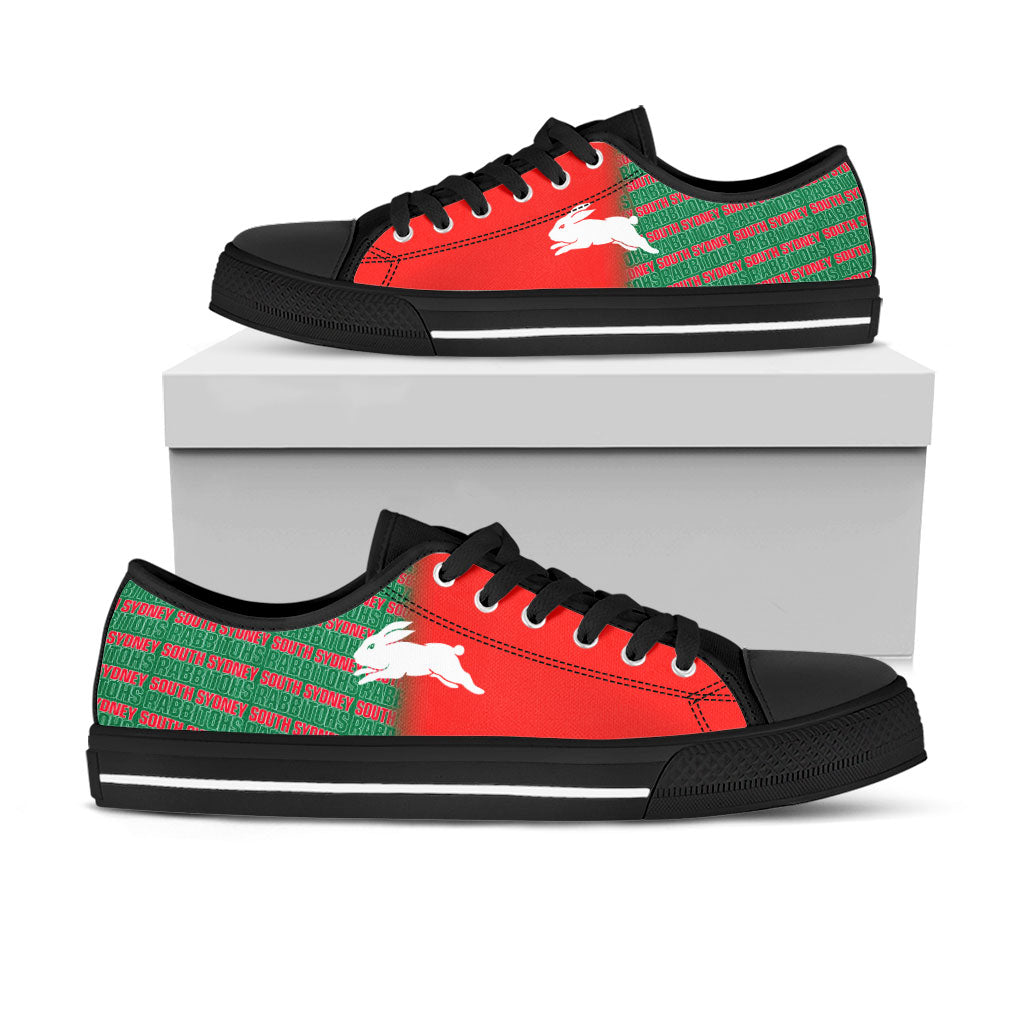 Ideafootwear South Sydney Rabbitohs Low Top Canvas Sneakers Shoes For Men And Women