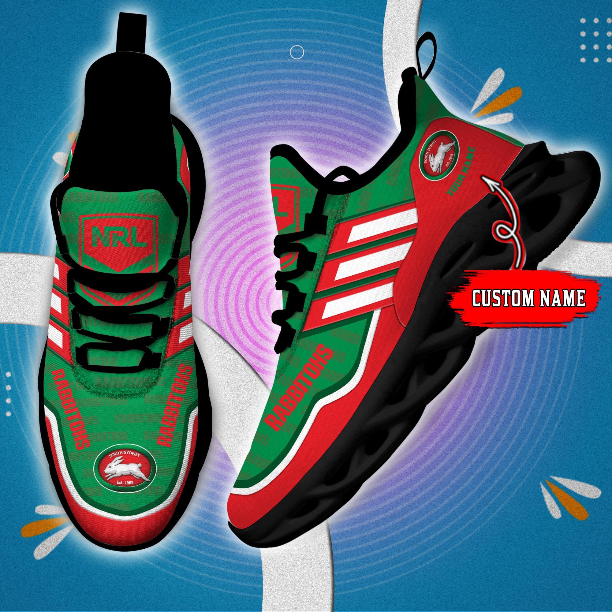 Ideafootwear South Sydney Rabbitohs Max Soul Shoes Sneakers For Men And Women