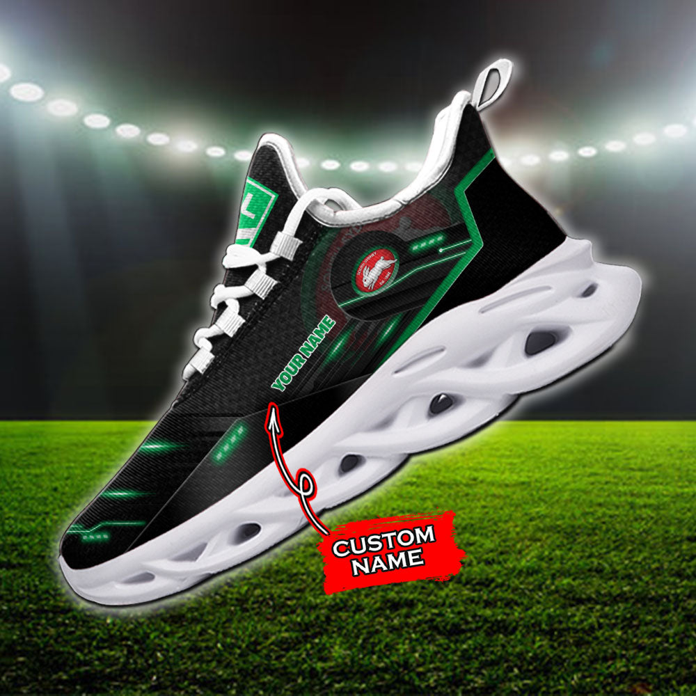 Ideafootwear South Sydney Rabbitohs NRL Max Soul Shoes Sneakers For Men And Women