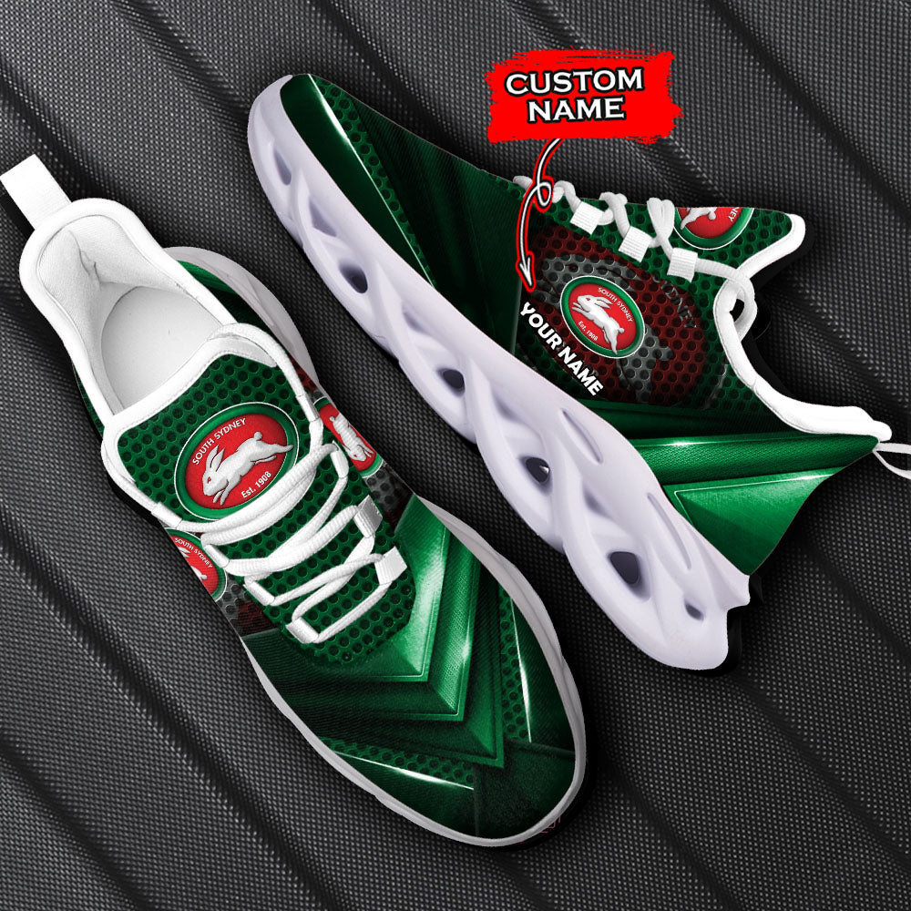 Ideafootwear South Sydney Rabbitohs NRL Max Soul Shoes Sneakers For Men And Women