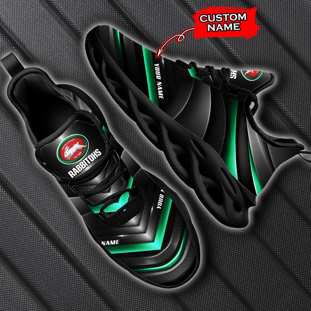 Ideafootwear South Sydney Rabbitohs NRL Max Soul Shoes Sneakers For Men And Women