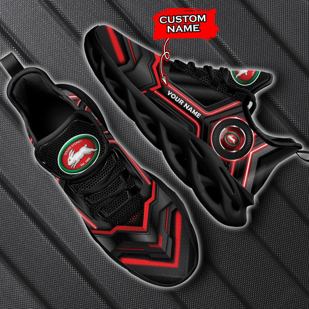 Ideafootwear South Sydney Rabbitohs NRL Max Soul Shoes Sneakers For Men And Women