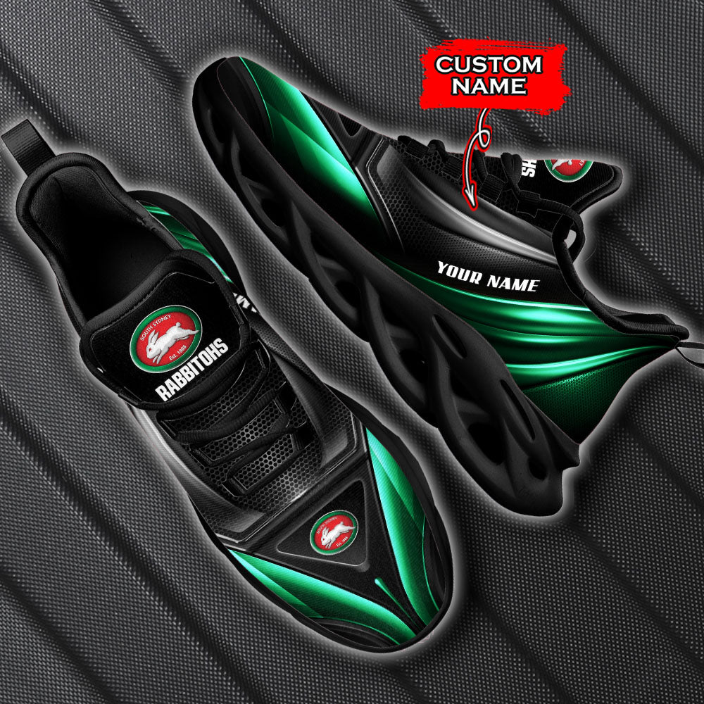 Ideafootwear South Sydney Rabbitohs NRL Max Soul Shoes Sneakers For Men And Women