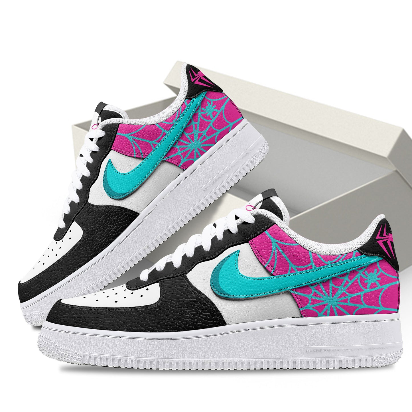 Ideafootwear Spider Gwen Air Low-Top Sneakers Shoes For Men And Women
