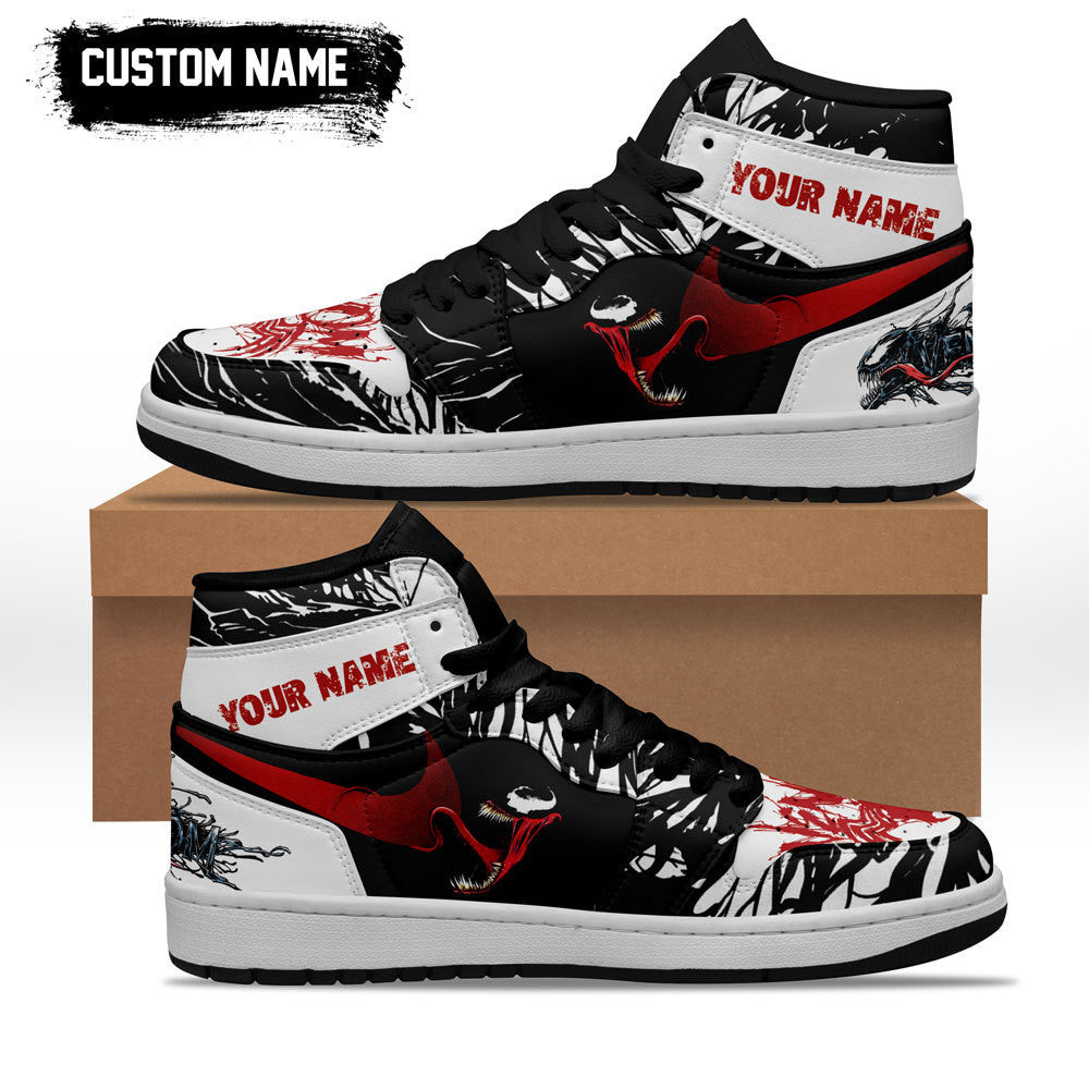 Ideafootwear Spider Man AJ1 High Sneakers Shoes For Men And Women