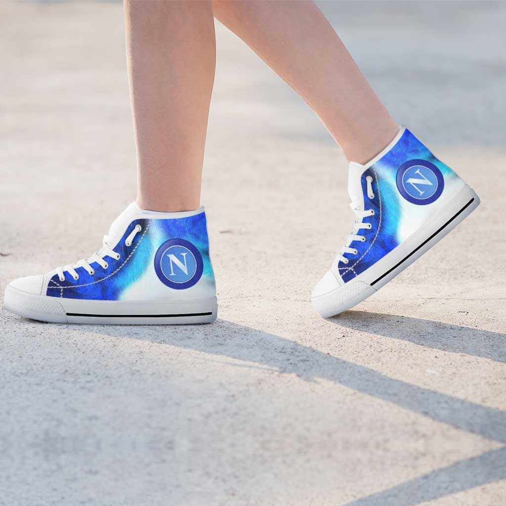 Ideafootwear SSC Napoli High Top Canvas Sneakers Shoes For Men And Women