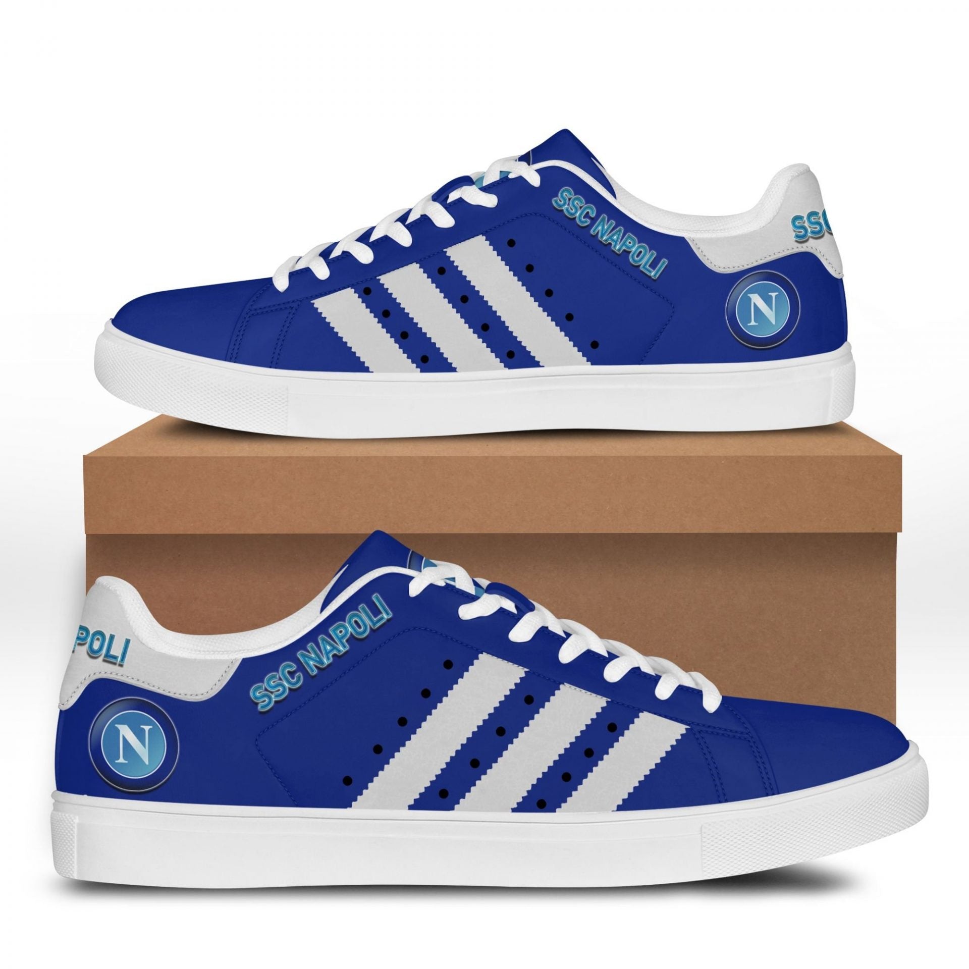 Ideafootwear SSC Napoli Skate Stan Shoes Sneakes For Men And Women