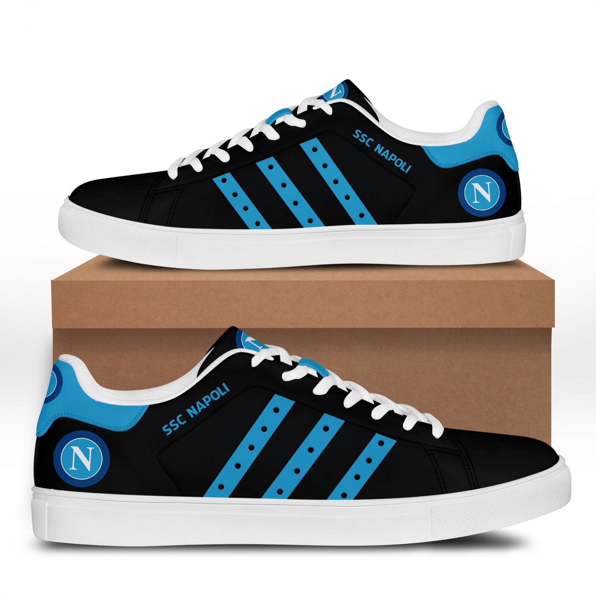 Ideafootwear SSC Napoli Skate Stan Shoes Sneakes For Men And Women