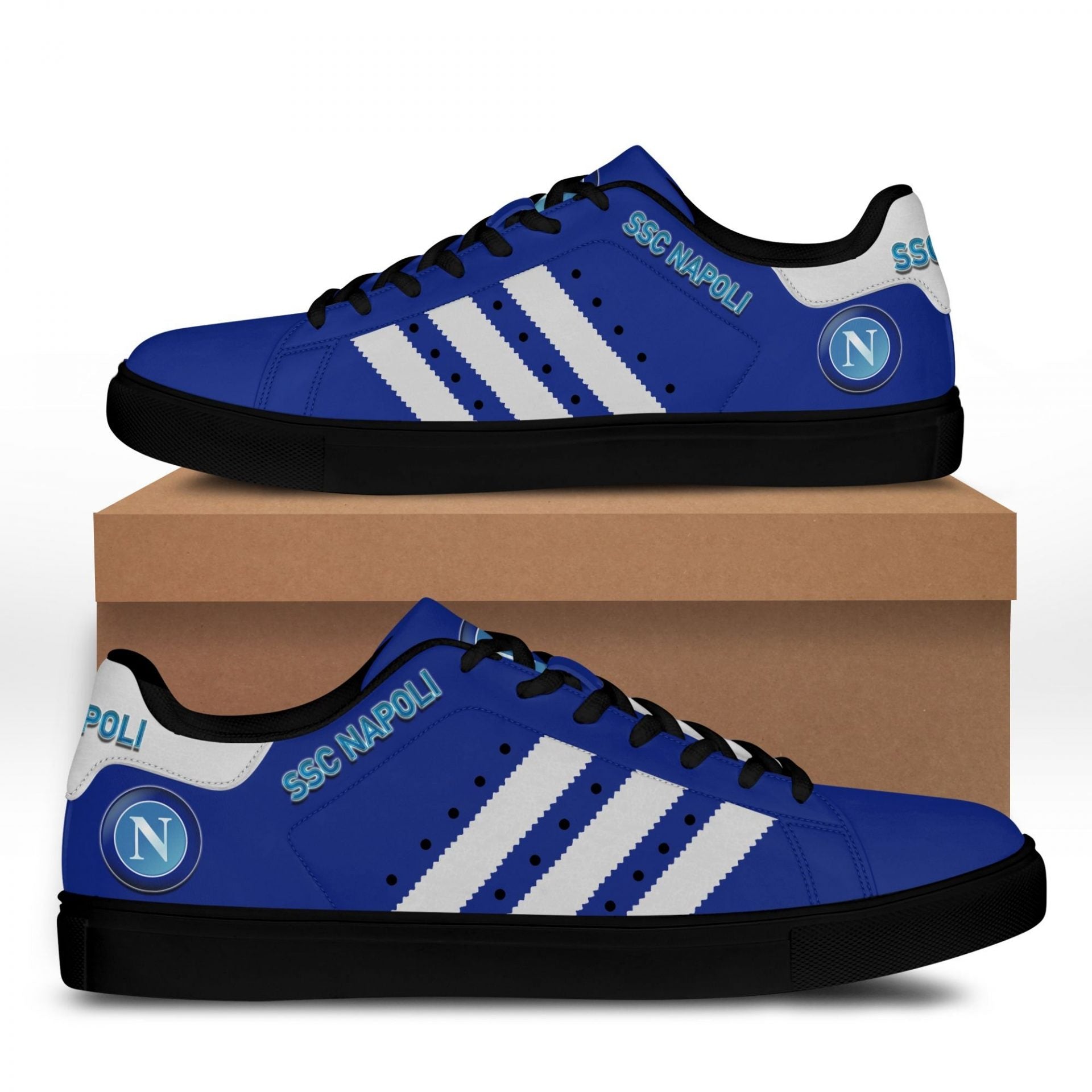 Ideafootwear SSC Napoli Skate Stan Shoes Sneakes For Men And Women
