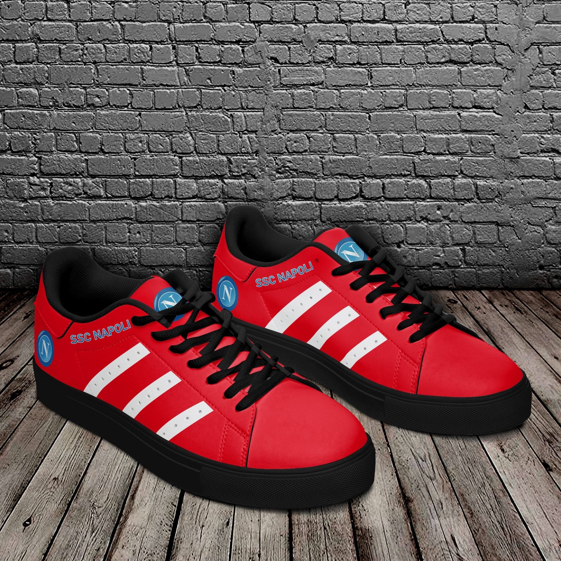 Ideafootwear SSC Napoli Skate Stan Shoes Sneakes For Men And Women
