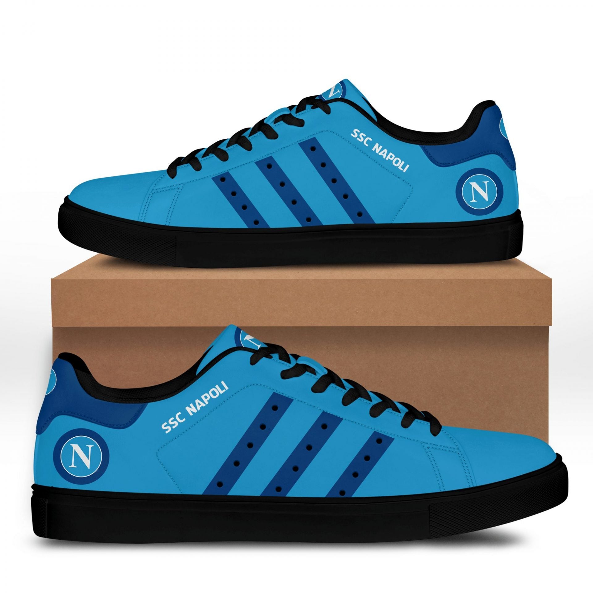 Ideafootwear SSC Napoli Skate Stan Shoes Sneakes For Men And Women