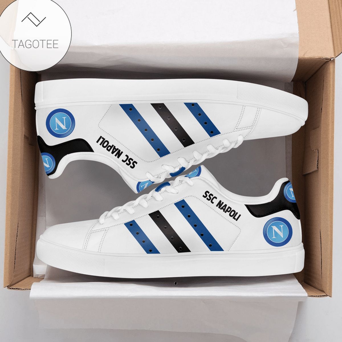 Ideafootwear SSC Napoli Skate Stan Shoes Sneakes For Men And Women