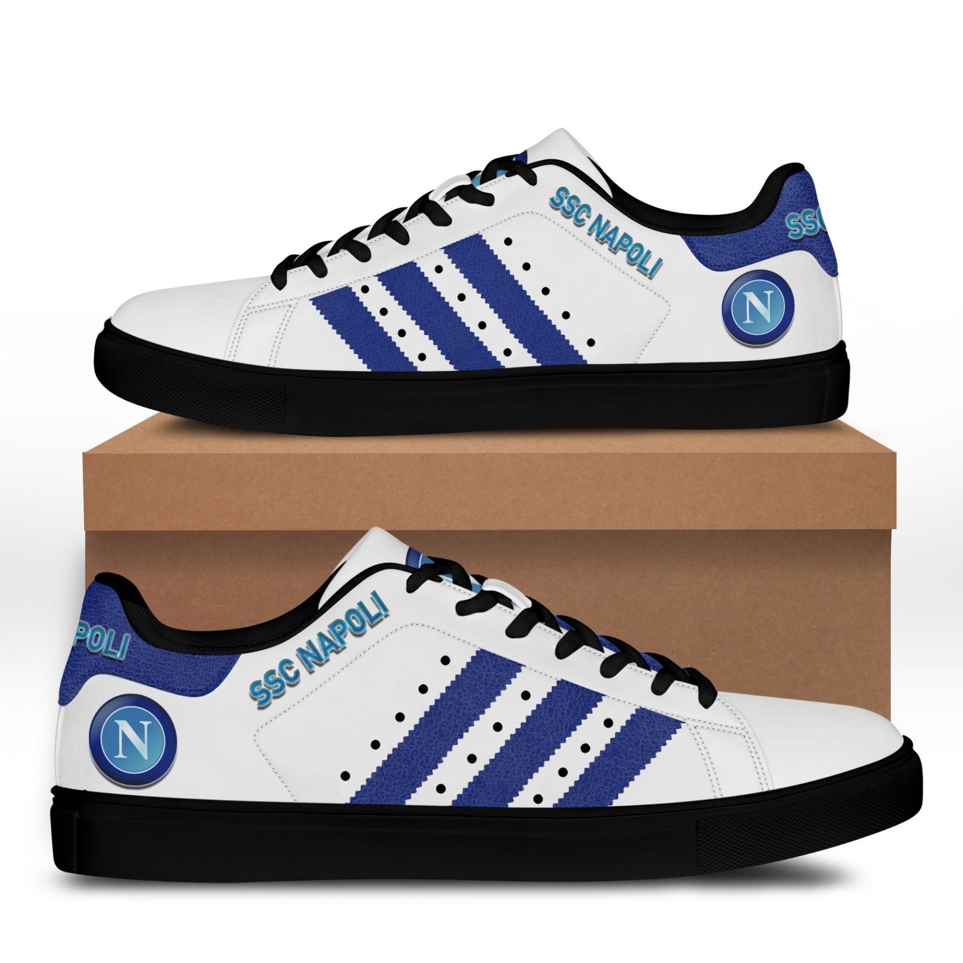 Ideafootwear SSC Napoli Skate Stan Shoes Sneakes For Men And Women