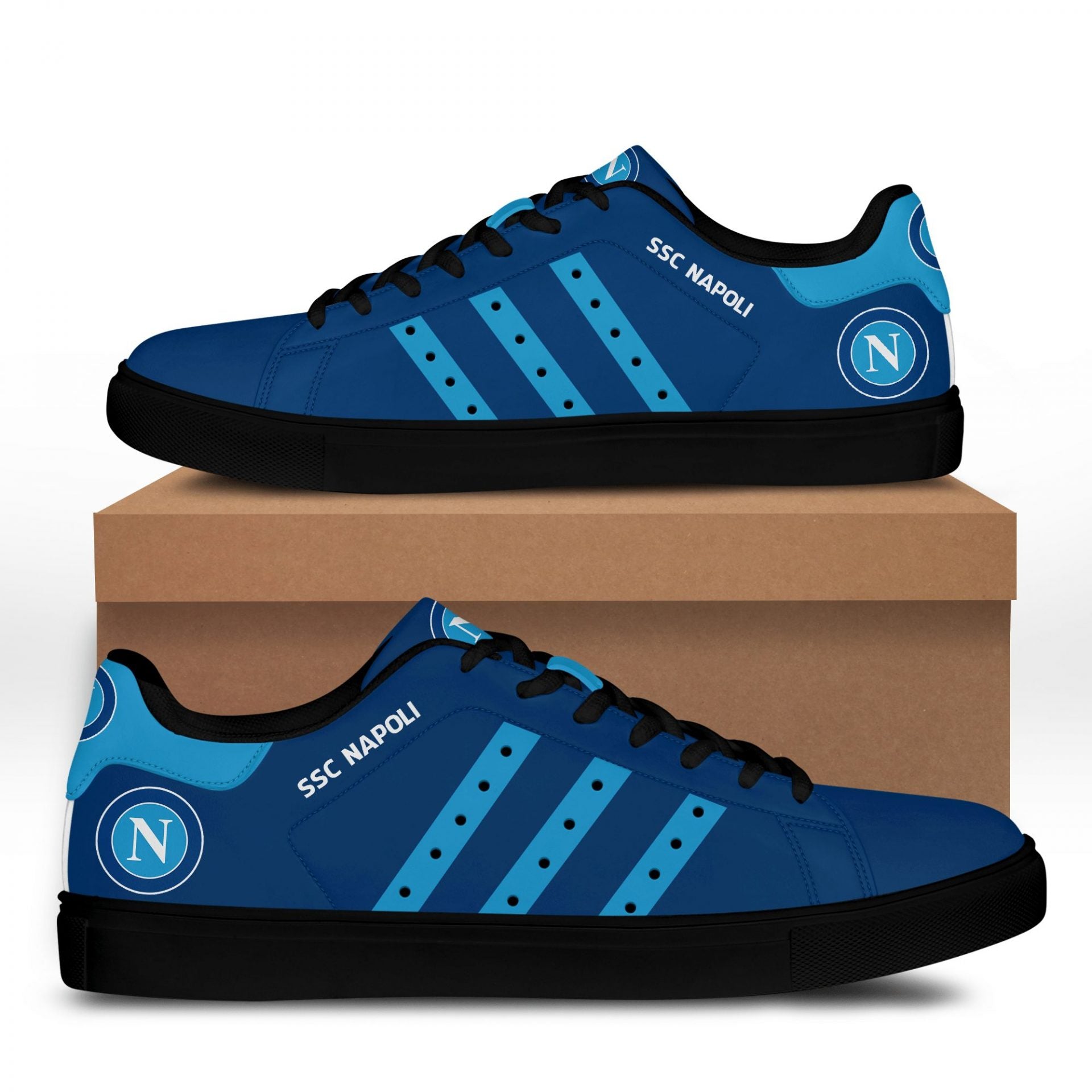 Ideafootwear SSC Napoli Skate Stan Shoes Sneakes For Men And Women