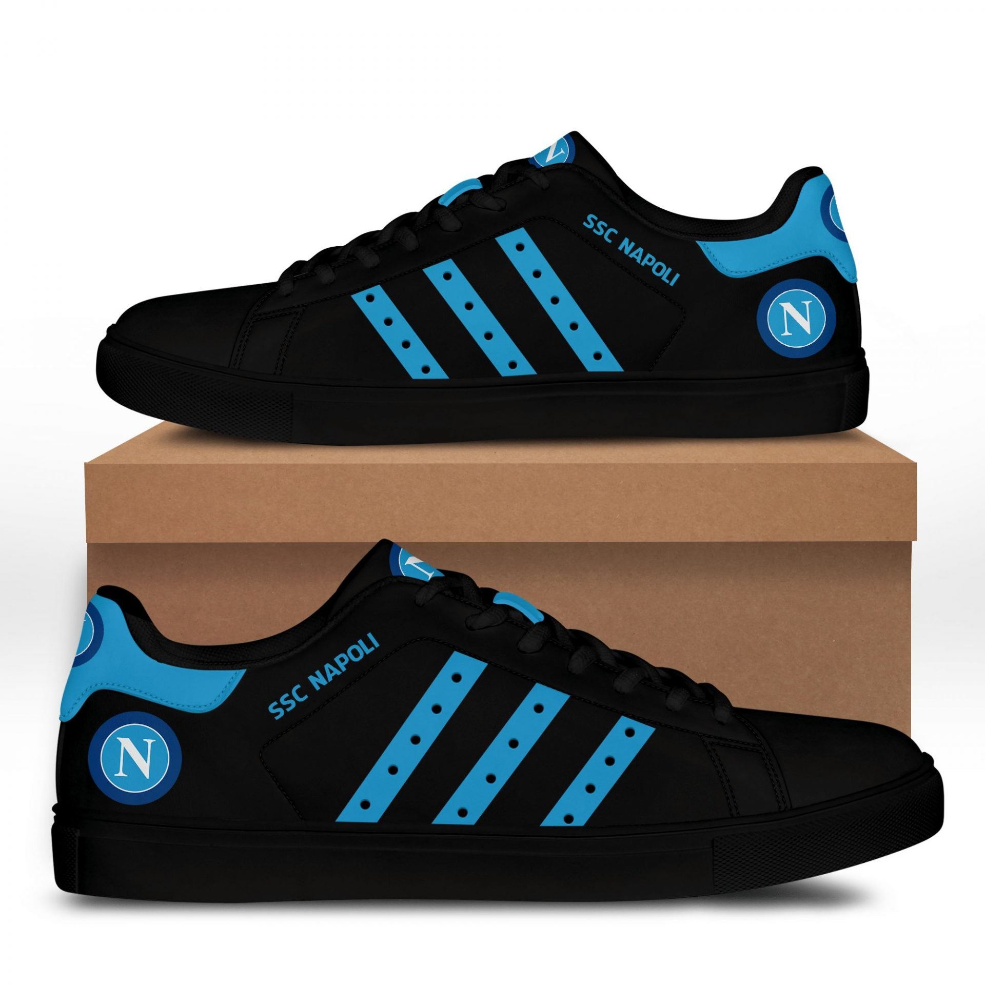 Ideafootwear SSC Napoli Skate Stan Shoes Sneakes For Men And Women
