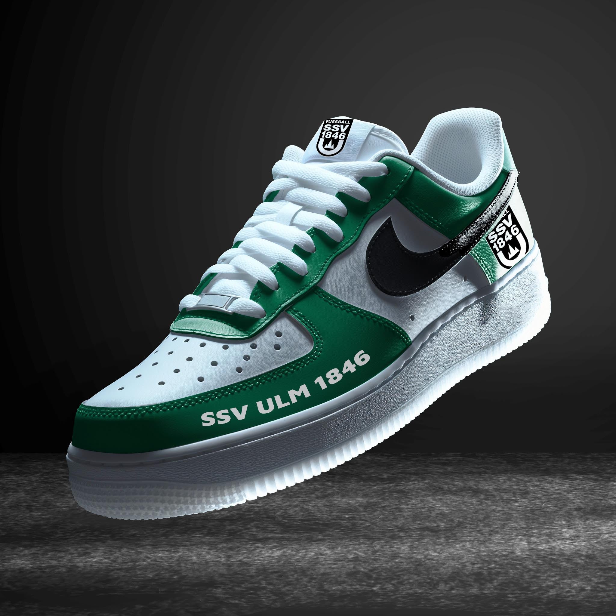 Ideafootwear SSV Ulm Bundesliga Air Low-Top Sneakers Shoes For Men And Women