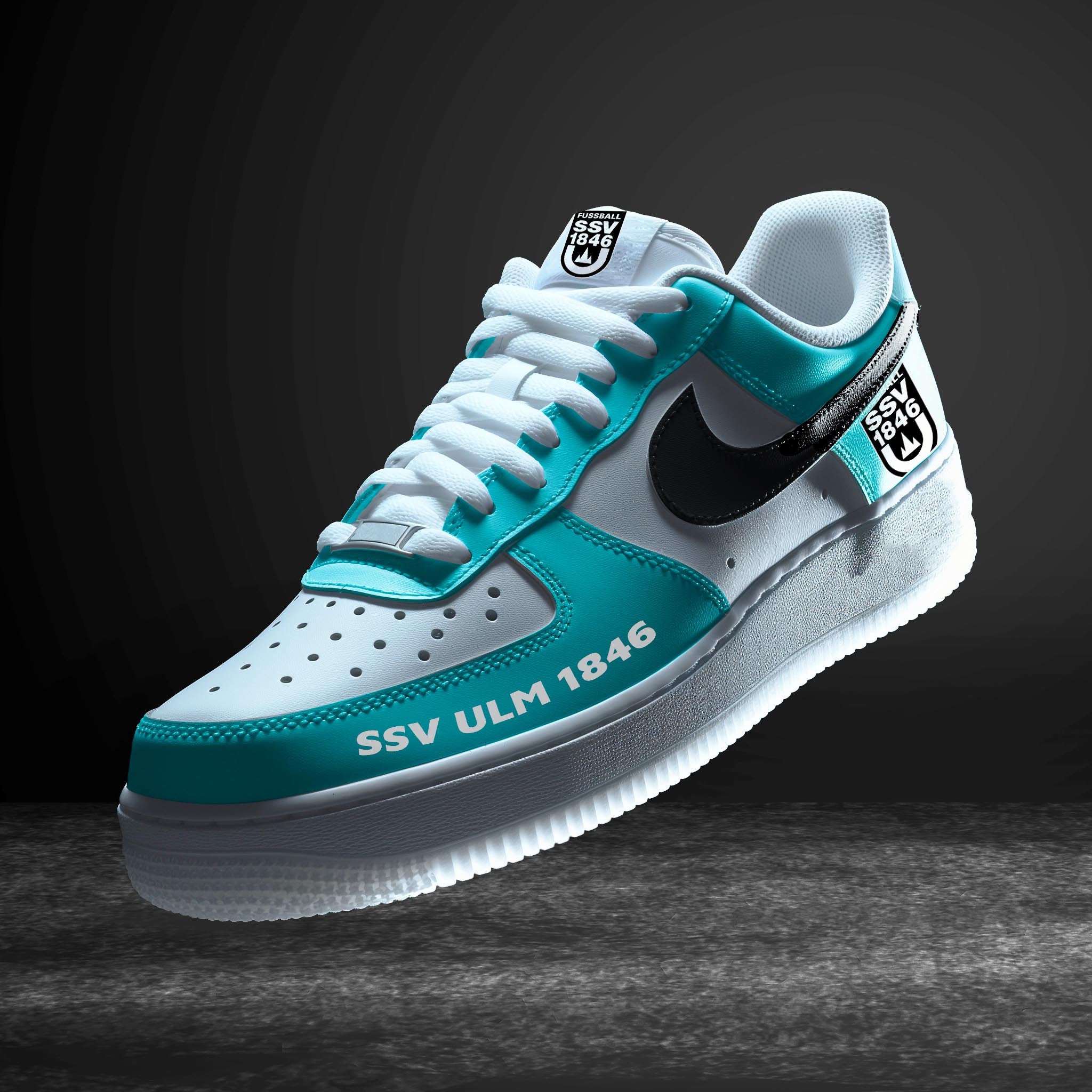 Ideafootwear SSV Ulm Bundesliga Air Low-Top Sneakers Shoes For Men And Women