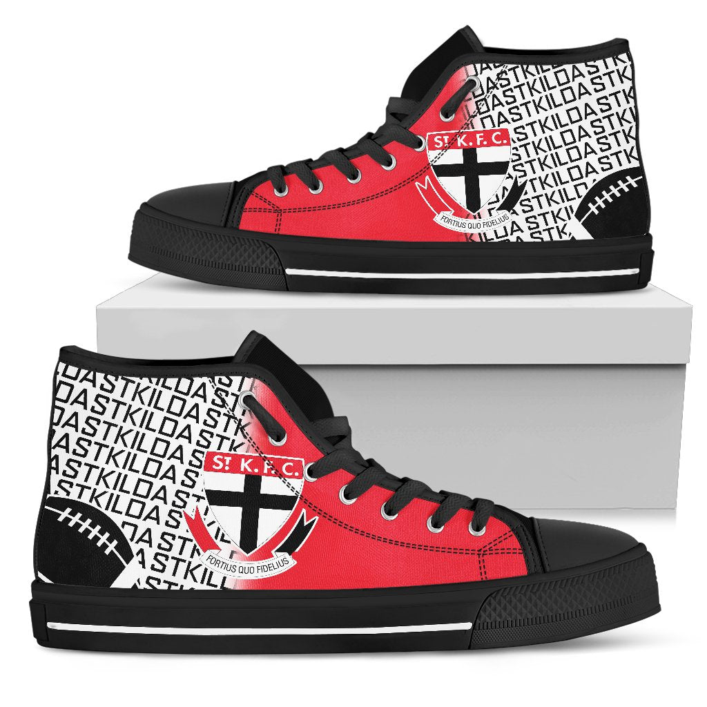 Ideafootwear St Kilda High Top Canvas Sneakers Shoes For Men And Women