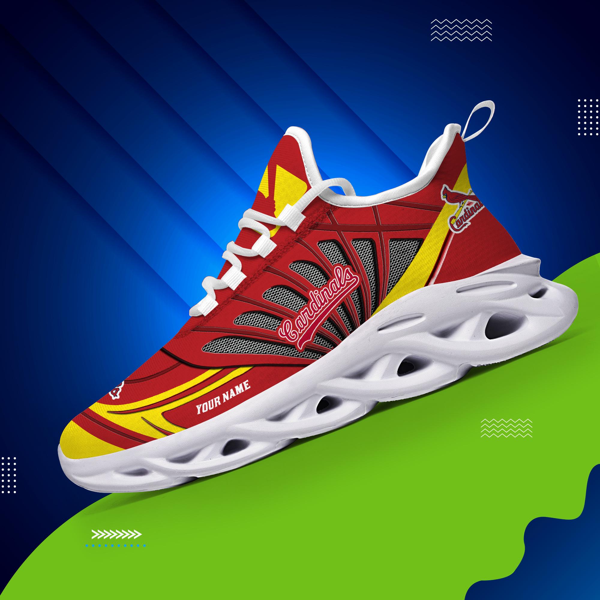 Ideafootwear St Louis Cardinals Max Soul Shoes Sneakers For Men And Women