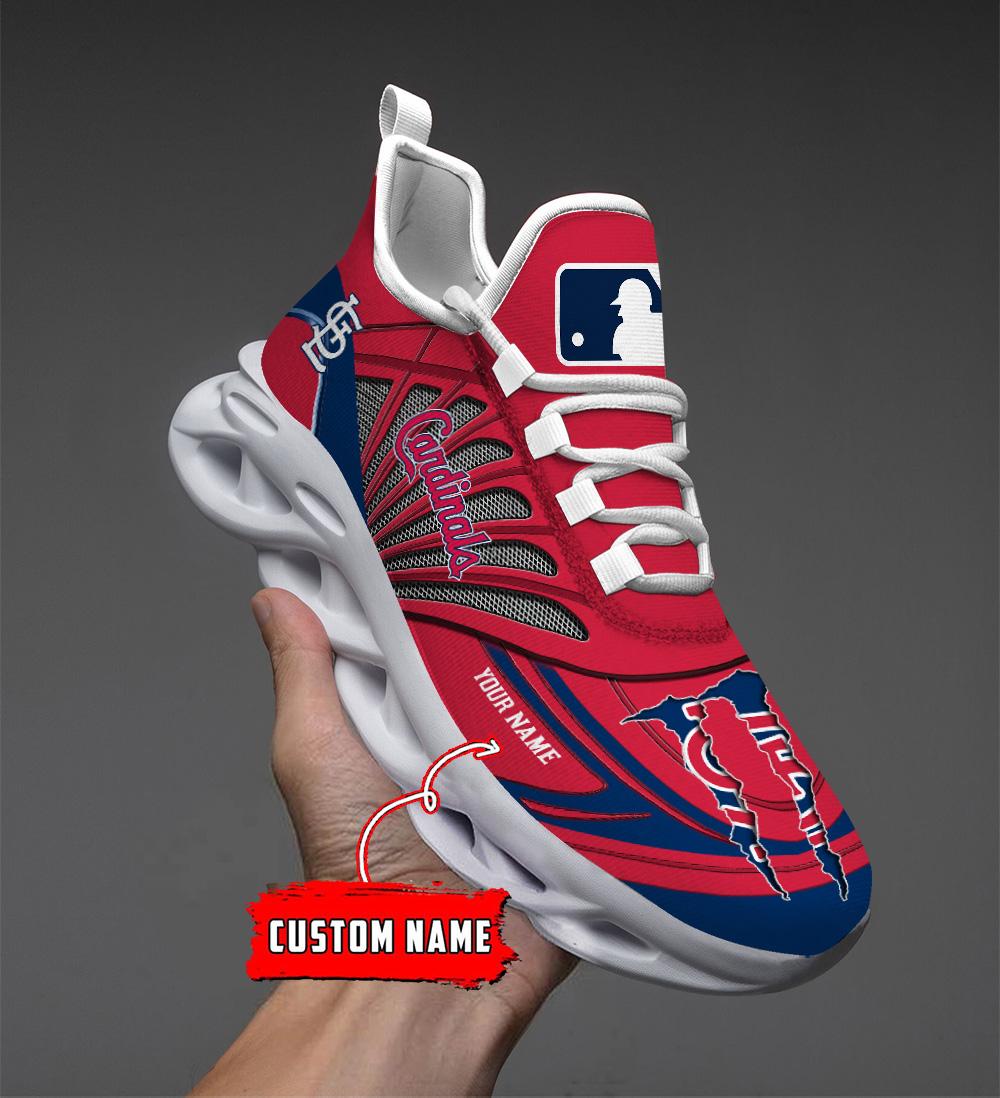 Ideafootwear St Louis Cardinals Max Soul Shoes Sneakers For Men And Women