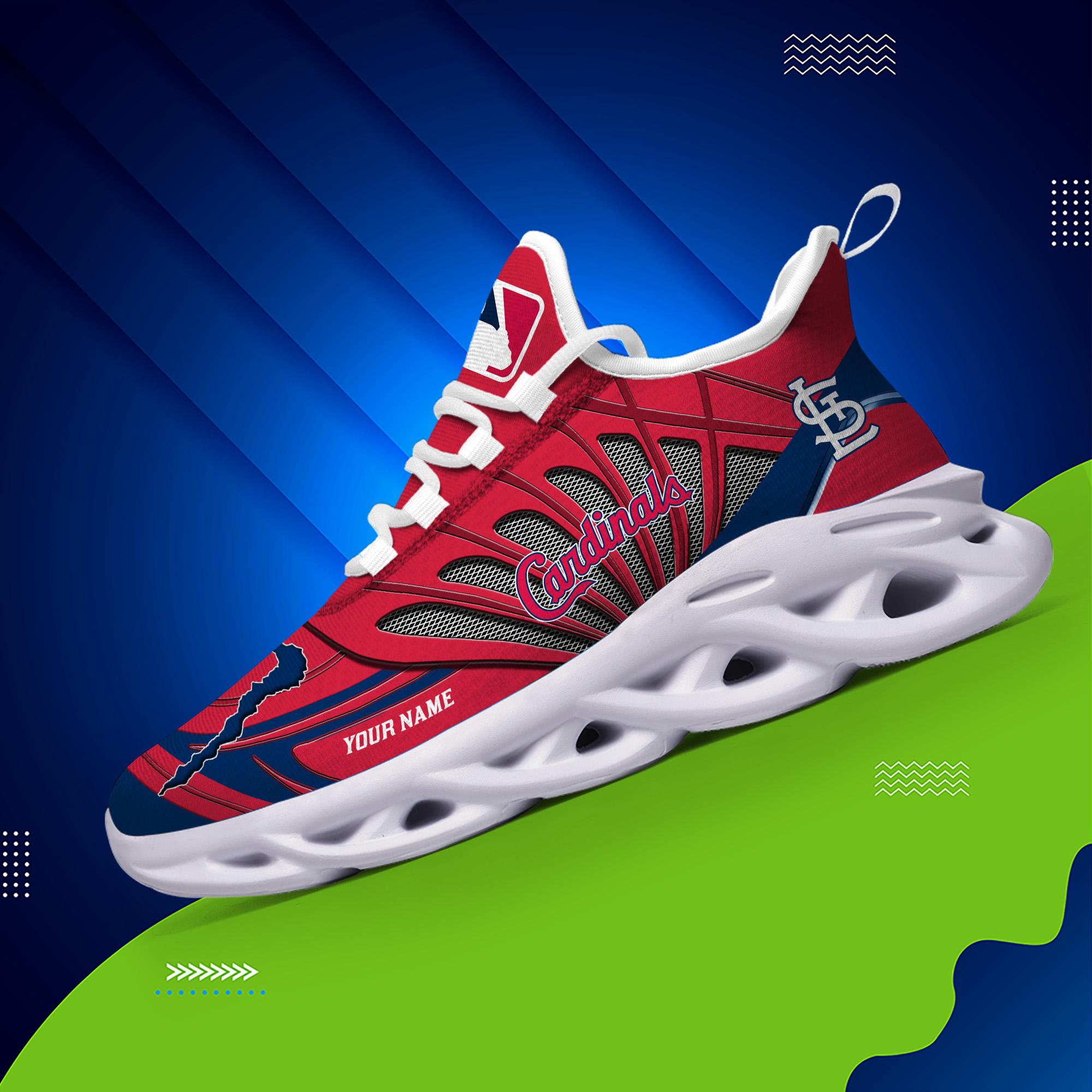 Ideafootwear St Louis Cardinals Max Soul Shoes Sneakers For Men And Women